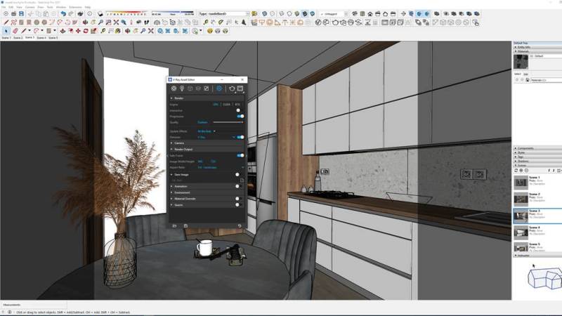 Lignis interiérový design 3D vizualizácie