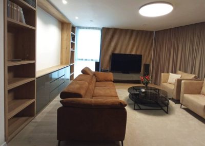 Obývacia izba design a výroba nábytku Lignis